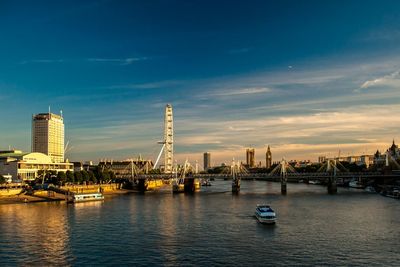 View of city at waterfront