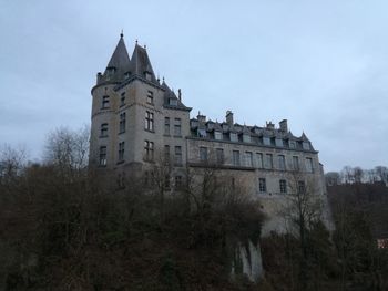 Low angle view of building against sky