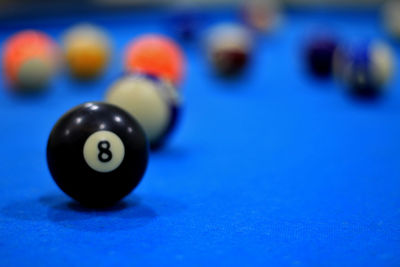 Close-up of ball on table