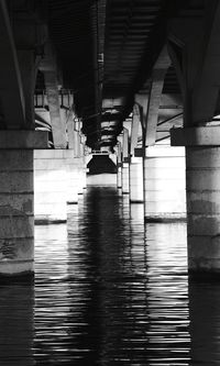 Interior of bridge