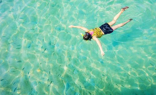 People enjoying in water