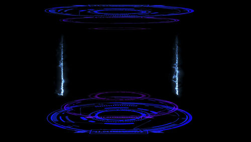 black background