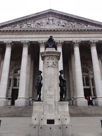 Low angle view of historical building