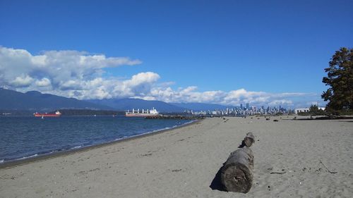 Scenic view of calm sea against sky