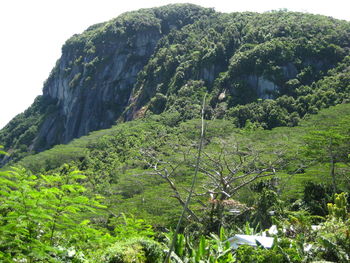 Scenic view of land against sky