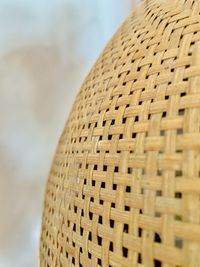 Close-up of wicker basket