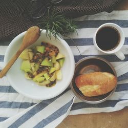 Close-up of food in plate