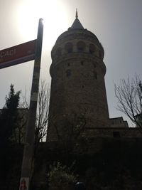 Low angle view of historical building against sky