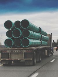Vintage car against sky