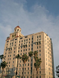 Low angle view of building against sky