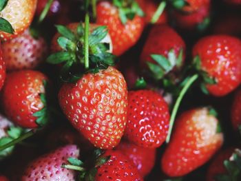 Full frame of strawberry