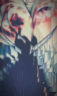 Low angle view of ceiling