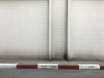 Red structure in office building