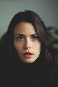 Close-up portrait of woman