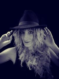 Portrait of young woman