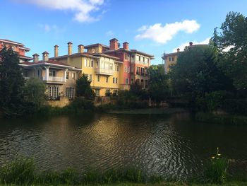 Buildings with waterfront