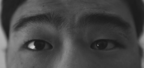 Close-up portrait of young woman