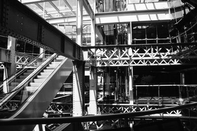 Low angle view of bridge in guines factory