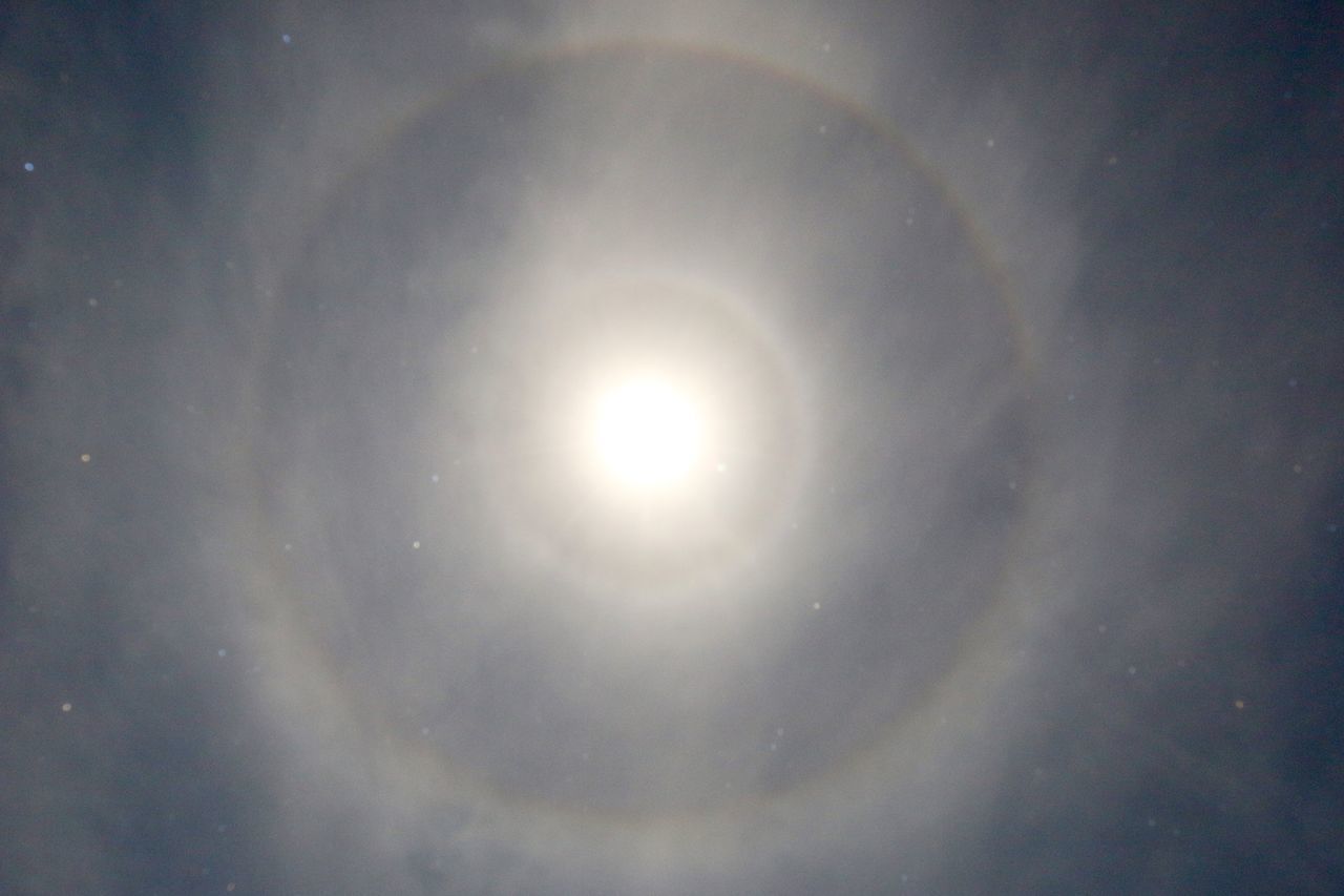 LOW ANGLE VIEW OF BRIGHT SUN