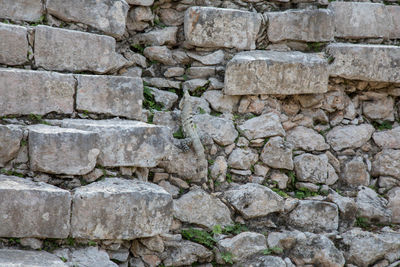 Full frame shot of stone wall