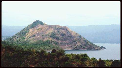Scenic view of mountains