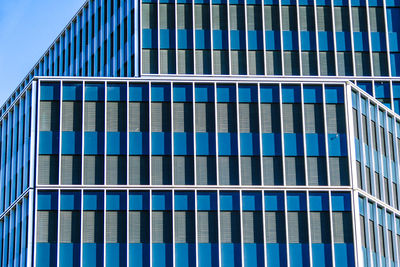 Low angle view of modern office building