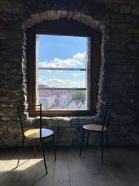 Scenic view of house