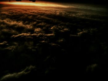 Scenic view of sky at sunset