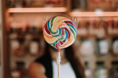 Close-up of multi colored candies