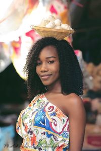 Portrait of a smiling young woman