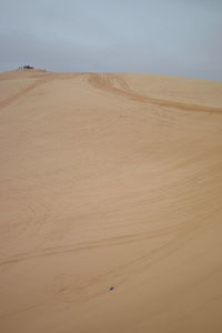 Scenic view of desert against sky