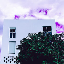 Low angle view of building against sky