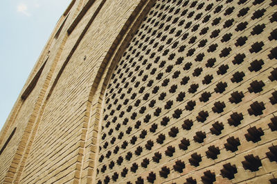 Low angle view of building against sky