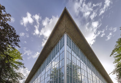 Low angle view of building against sky