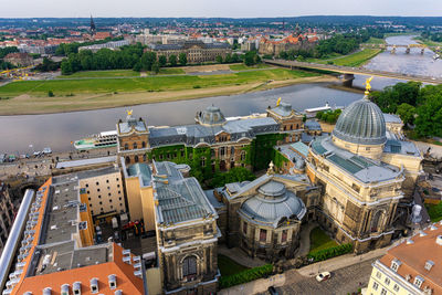 Dresden as seen from frauenkirche viewing platform