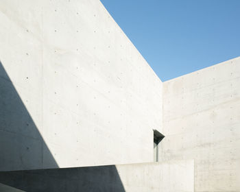 Low angle view of building against clear sky
