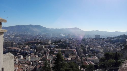 Cityscape against sky