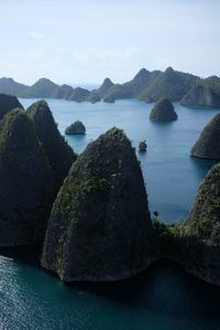 Scenic view of islands