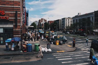 View of city street