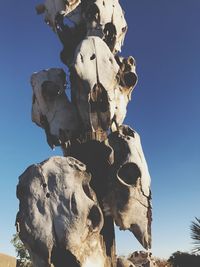 Low angle view of statue