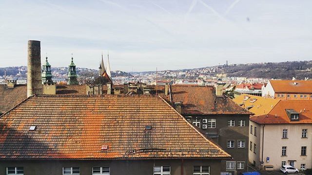 building exterior, architecture, built structure, residential structure, roof, residential district, city, residential building, cityscape, house, crowded, high angle view, town, sky, townscape, city life, community, outdoors, rooftop, building