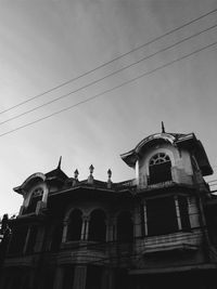 Low angle view of building against sky