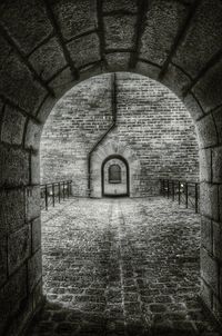 Corridor of old building