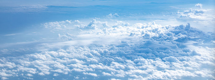 Aerial view of cloudscape