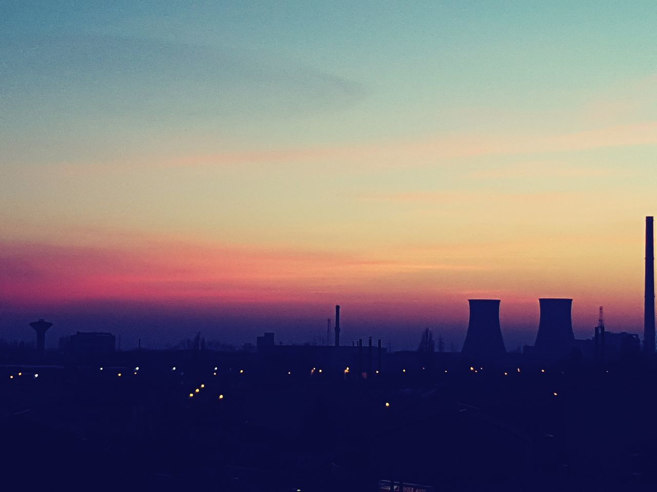 Bucharest sunset