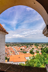 Buildings in city