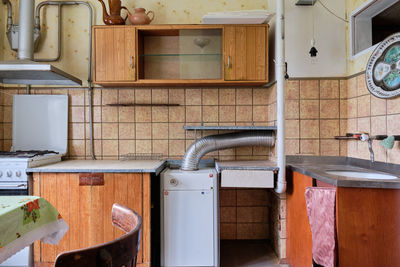 Interior of kitchen at home