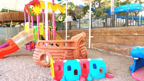 View of toys in playground