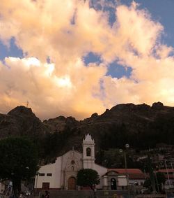 Townscape at sunset