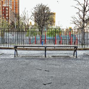 View of chainlink fence